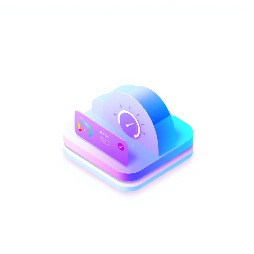 Isometric illustration of cloud monitoring and governance