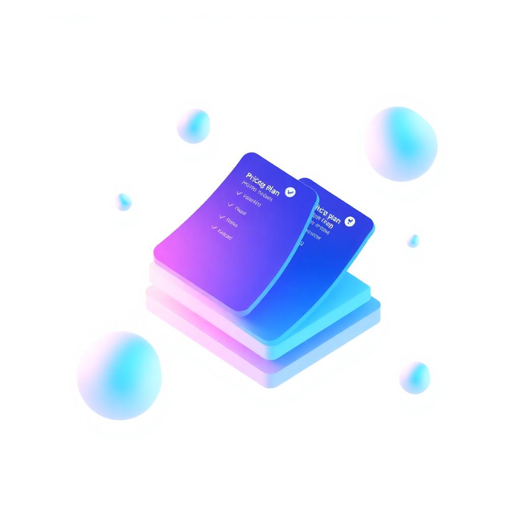 Pricing plans illustration